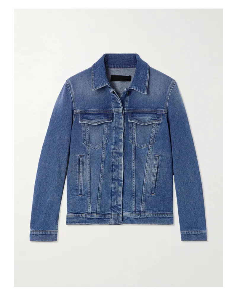 Proenza Schouler Newman Jacke Aus Bio-denim - Blau Blau