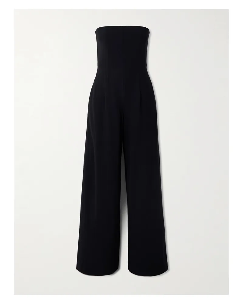 TWP Jade Trägerloser Jumpsuit Aus Woll-crêpe - Blau Blau