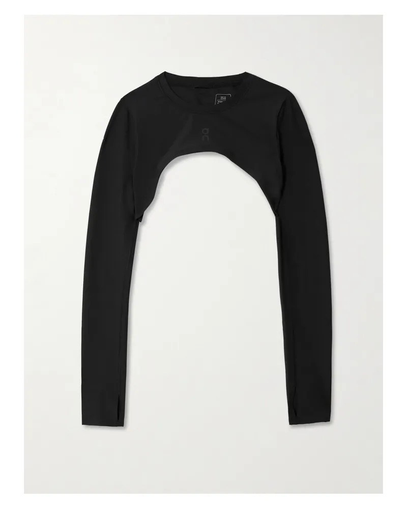 ON Studio Oberteil Aus Recyceltem Stretch-jersey - Schwarz Schwarz