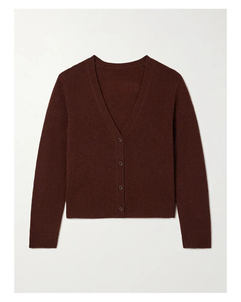 DÔEN Cameron Cashmere Cardigan - Brown Brown