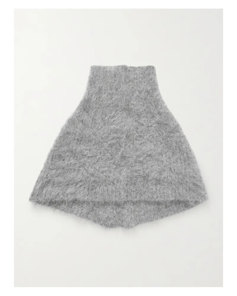 Totême Alpaca-blend Neck Warmer - Gray Gray