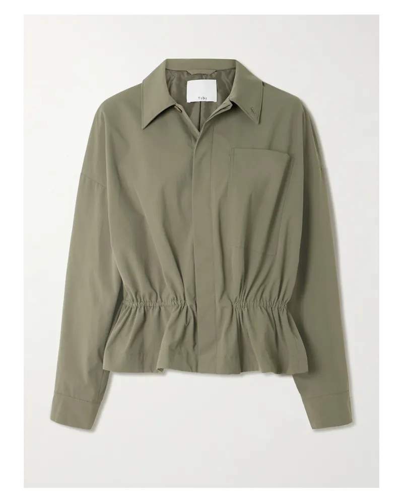 tibi Shell Jacket - Green Green