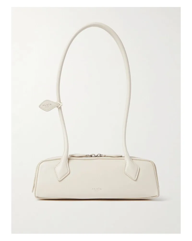 Alaïa Le Teckel Kleine Schultertasche Aus Leder - Elfenbein Elfenbein