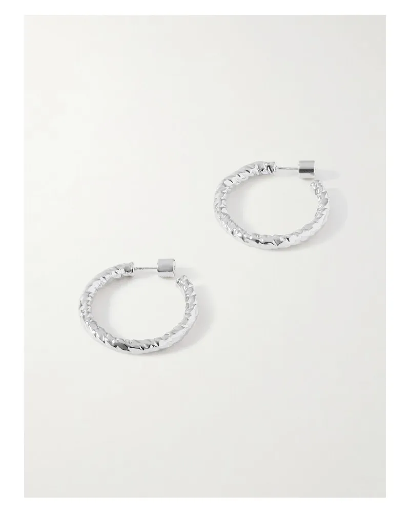 Jennifer Fisher Hailey Mini Versilberte Creolen Silber