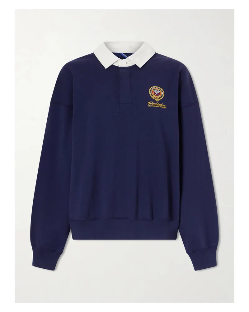 Ralph Lauren Logo-appliqué Cotton Sweatshirt - Blue Blue