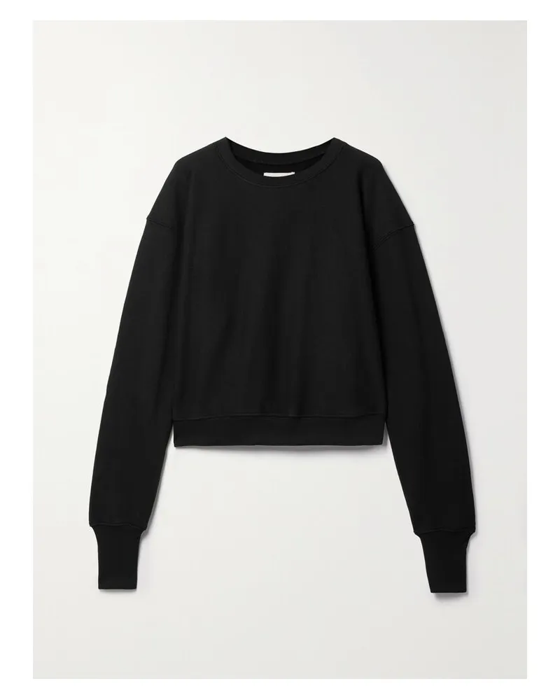 LES TIEN Ryder Sweatshirt Aus Baumwoll-jersey - Schwarz Schwarz