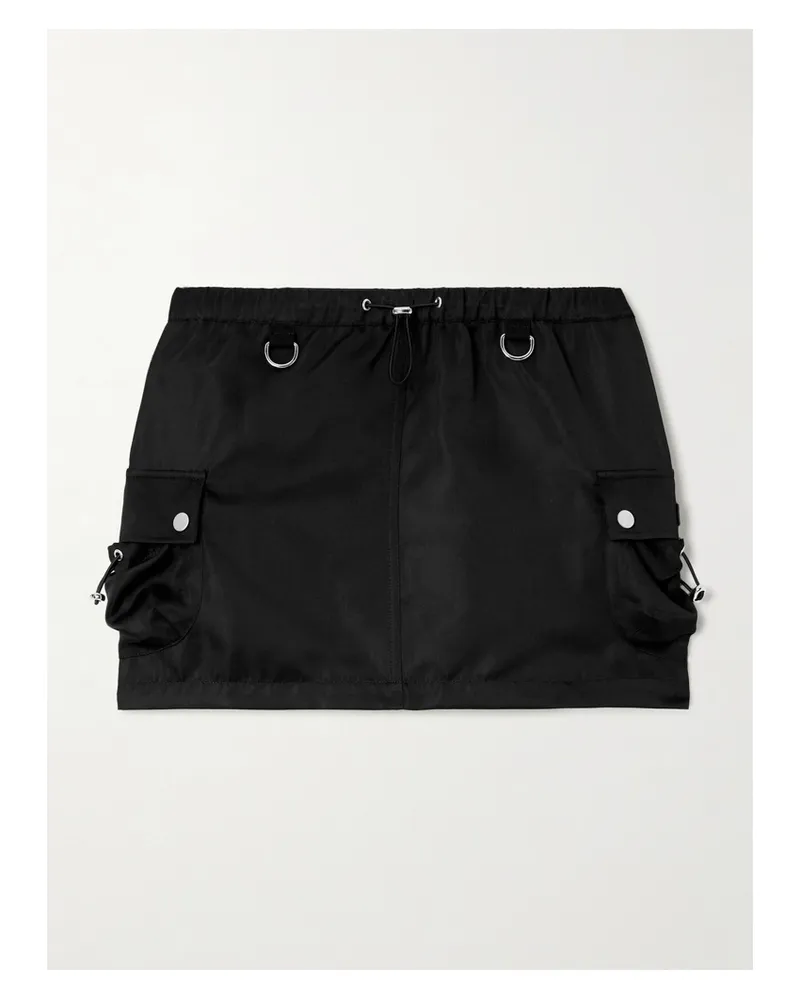 COPERNI Minirock Aus Shell Mit Applikationen - Schwarz Schwarz