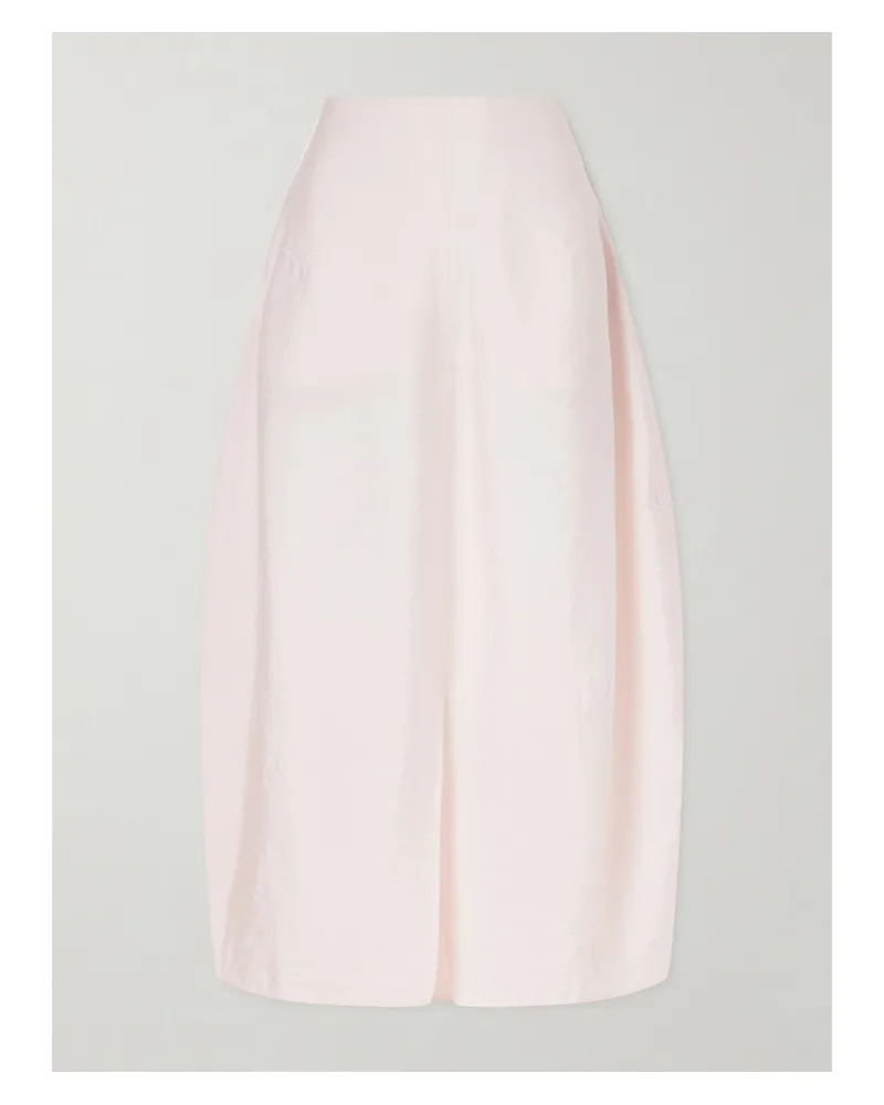 Totême Silk-blend Maxi Skirt - Pink Pink