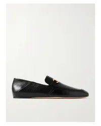 Ferragamo Elaine Loafers aus Leder Schwarz