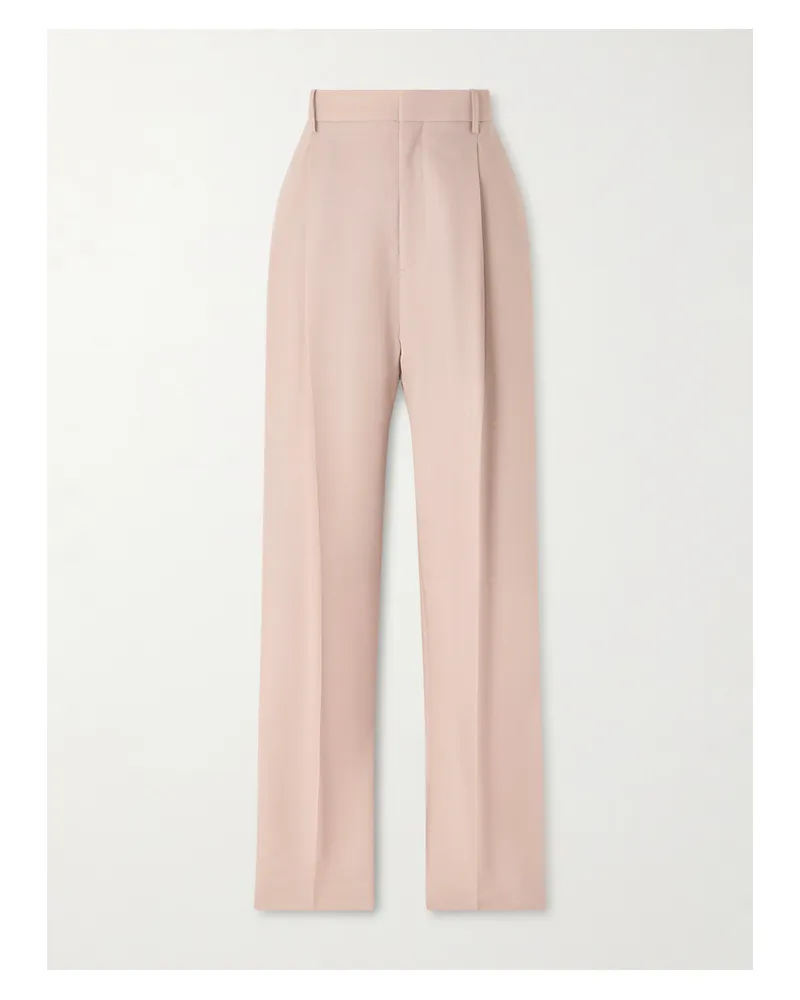 WARDROBE.NYC Hose Mit Geradem Bein Aus Twill Aus Einer Mohairmischung - Neutral Neutral