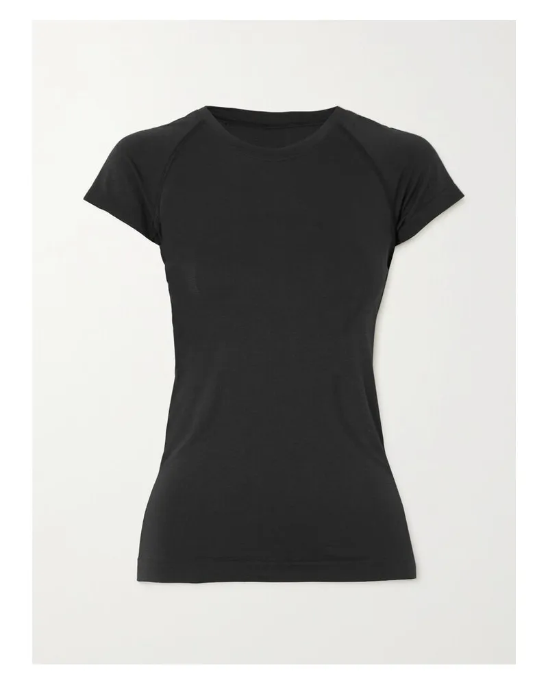 LULULEMON Swiftly Tech 2.0 T-shirt Aus Stretch-material - Schwarz Schwarz