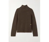 Stehkragenpullover Aus Einer Woll-yakwollmischung - Braun