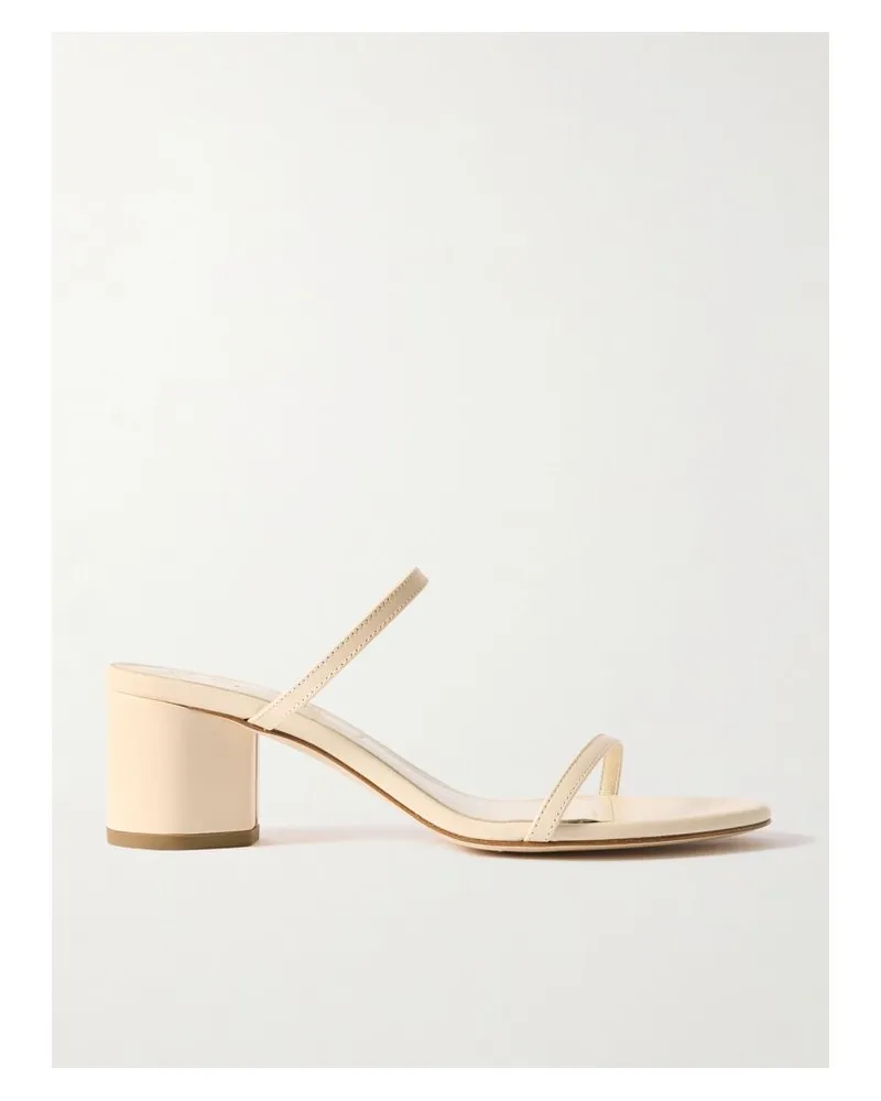 aeyde Annika Mules Aus Leder - Creme Creme