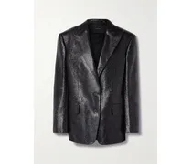 Blazer Aus Lamé - Schwarz