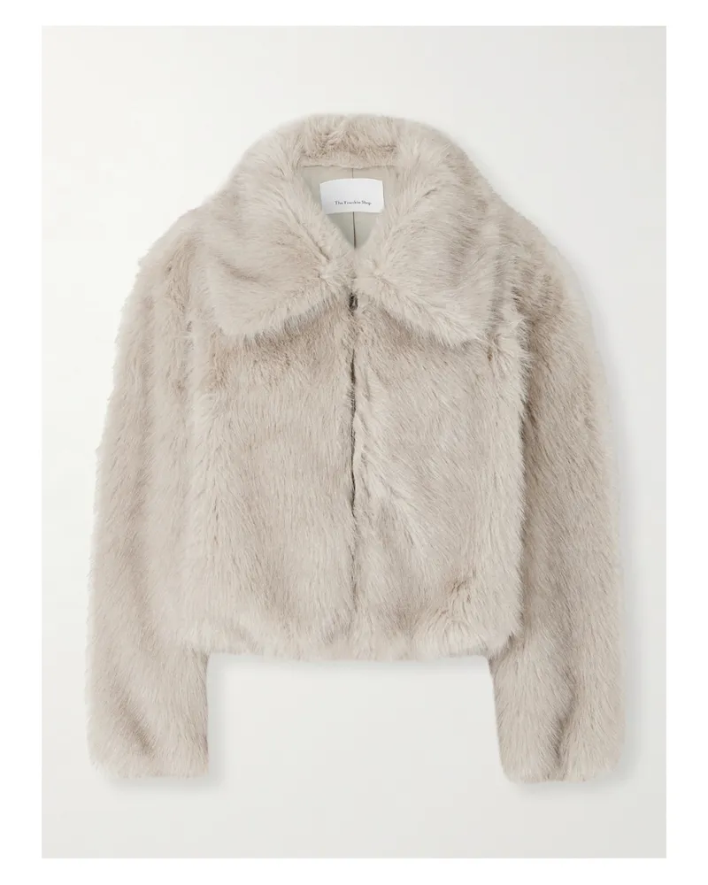 FRANKIE Shop Hope Plush Jacket - Neutrals Neutrals