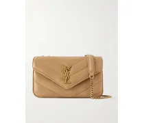 Loulou Matelassé Leather Shoulder Bag - Brown