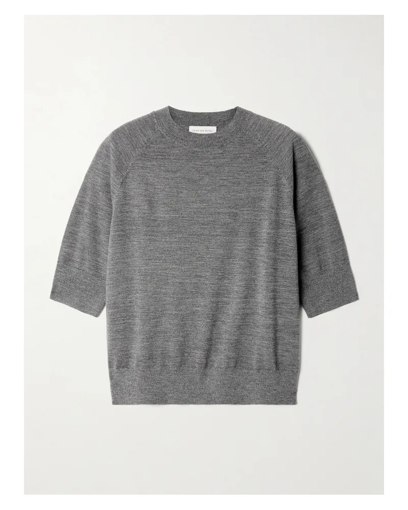 Dries van Noten Pullover Aus Wolle - Grau Grau