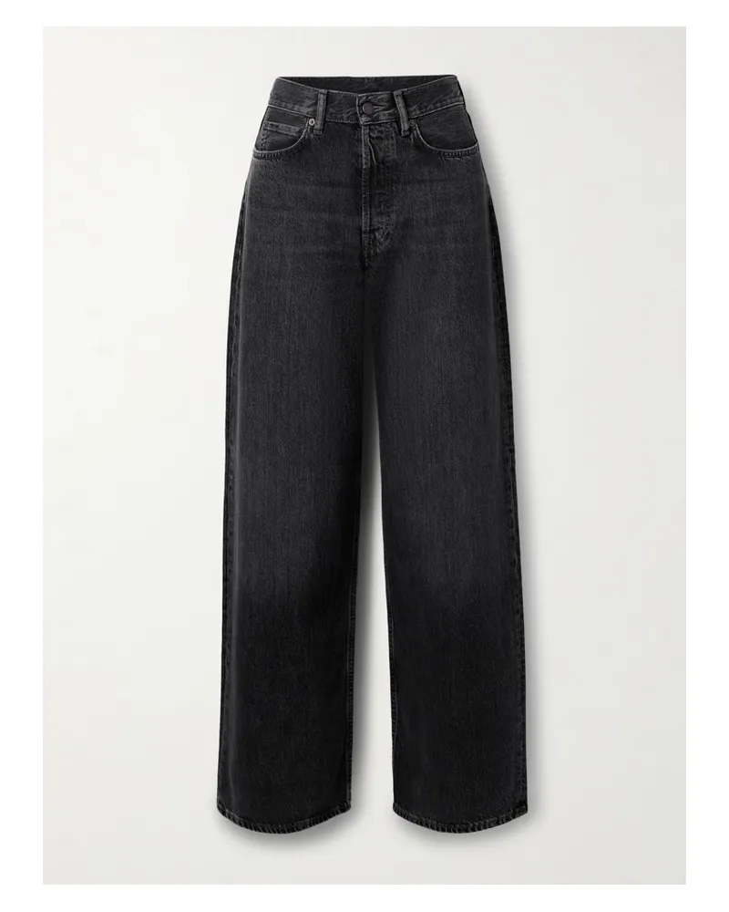 Acne Studios Boyfriend-jeans Aus Bio-denim - Schwarz Schwarz