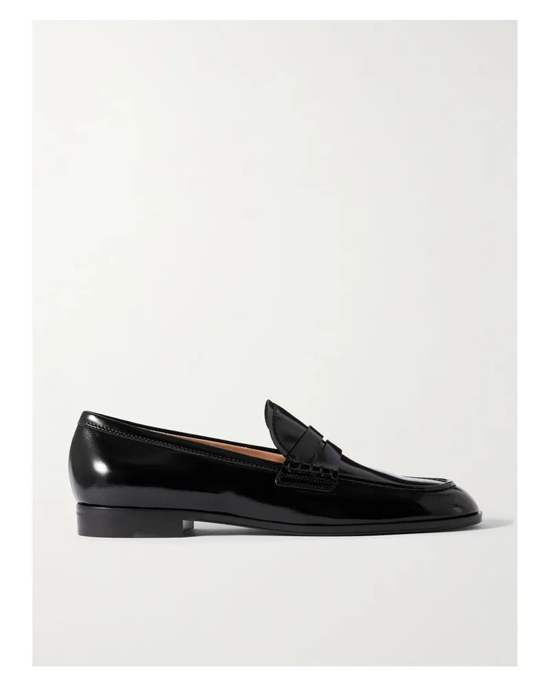 Gianvito Rossi Georgie Loafers Aus Lackleder - Schwarz Schwarz
