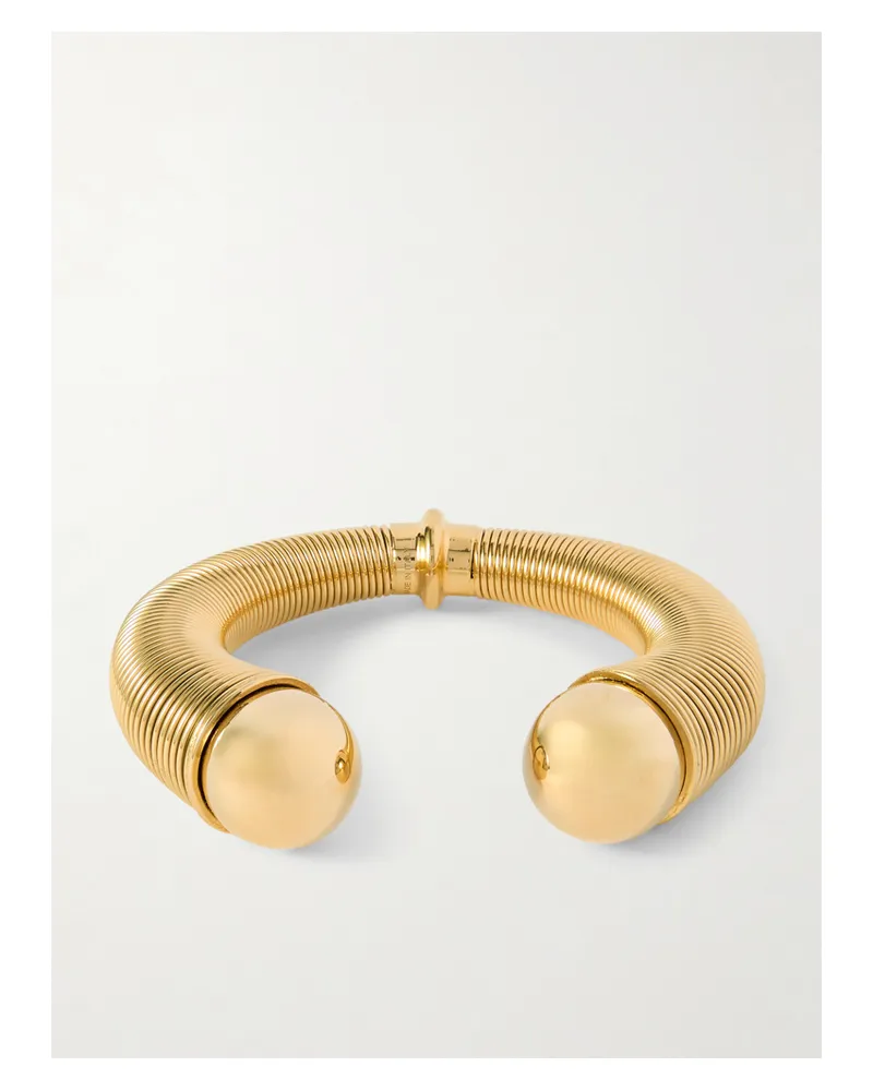 Alaïa Sphere Goldfarbene Armspange Gold