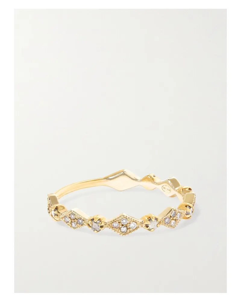 Pascale Monvoisin Ava N°1 Ring Aus 9 Karat Gold Und Sterlingsilber Mit Diamanten Gold