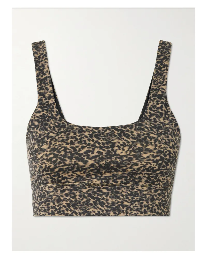 Varley Cori Sport-bh Aus Freesoft™-jersey Mit Leopardenprint - Animal-Print Animal-print
