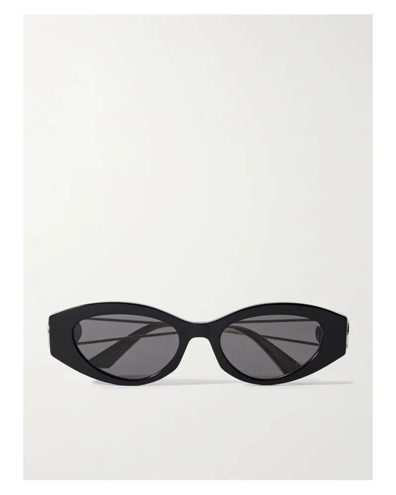 Dior 30montaigne B6i Sonnenbrille Mit Cat-eye-rahmen Aus Azetat Mit Gold- Und Silberfarbenen Details Gold