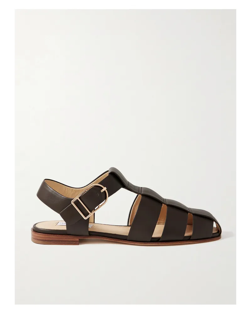 Gabriela Hearst Lynn Sandalen Aus Leder - Braun Braun