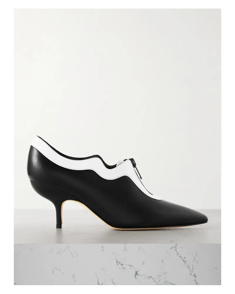 Manolo Blahnik Zeynep 70 Pumps aus Leder Schwarz