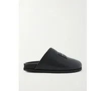 Leather Mules - Black