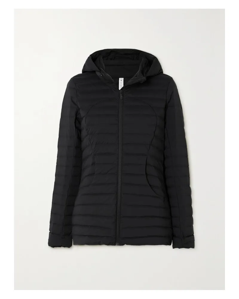 LULULEMON Pack It Down Gesteppte Daunenjacke - Schwarz Schwarz