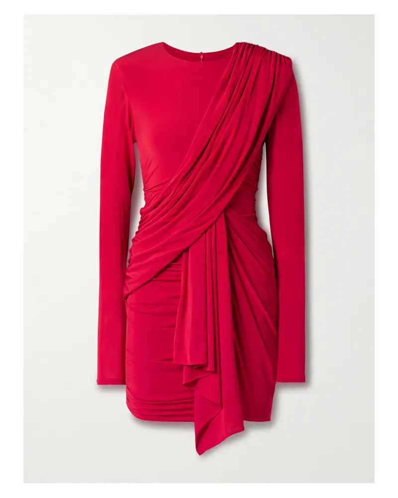 Isabel Marant Georgia Minikleid Aus Jersey Mit Raffungen - Rot Rot