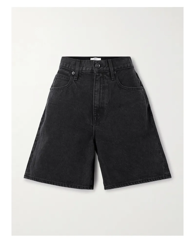 SLVRLAKE Jeansshorts - Schwarz Schwarz