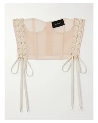 Simone Rocha Bustier aus Tüll Pink