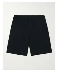 Loulou Studio Poseidon Shorts aus Seiden-twill Schwarz