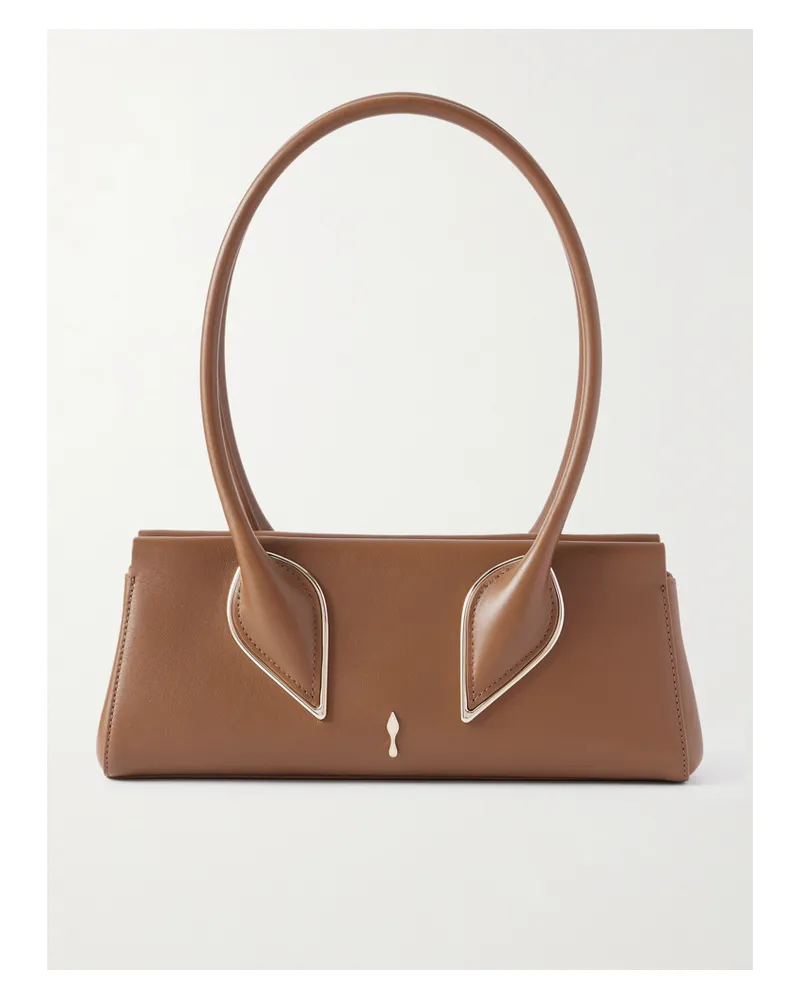 Christian Louboutin Venus Leather Shoulder Bag - Brown Brown