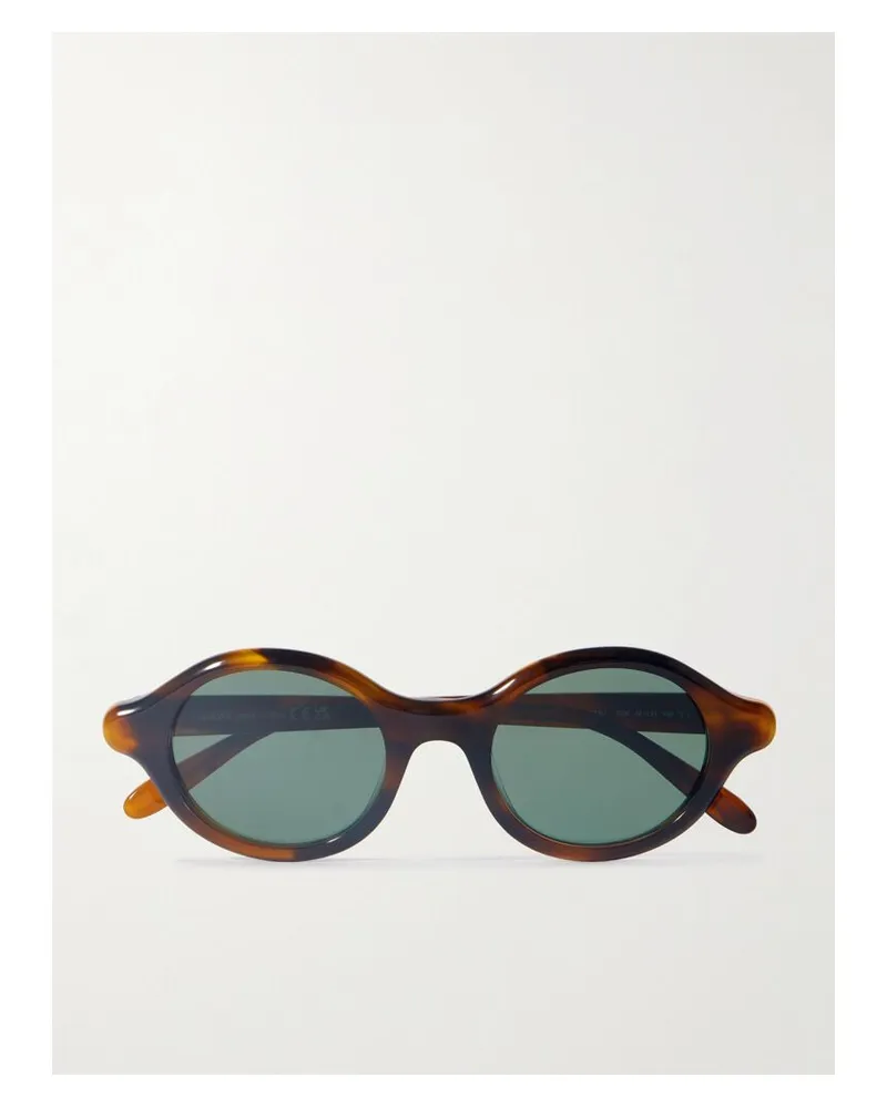 Loewe Sonnenbrille Mit Rundem Rahmen Aus Azetat In Hornoptik - Braun Braun