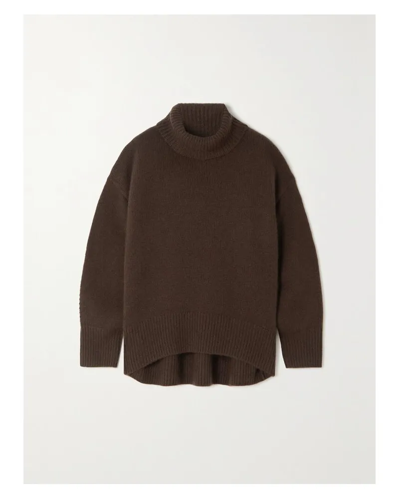 arch4 Net Sustain World's End Kaschmirpullover Mit Rollkragen - Braun Braun
