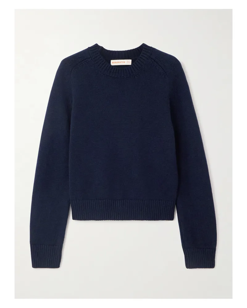 &Daughter Wool Sweater - Blue Blue