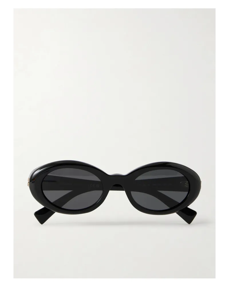 Miu Miu Square-frame Acetate Sunglasses - Black Black