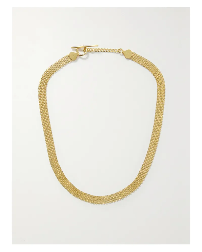Loren Stewart Net Sustain Kette Aus Recyceltem Gold-vermeil Gold