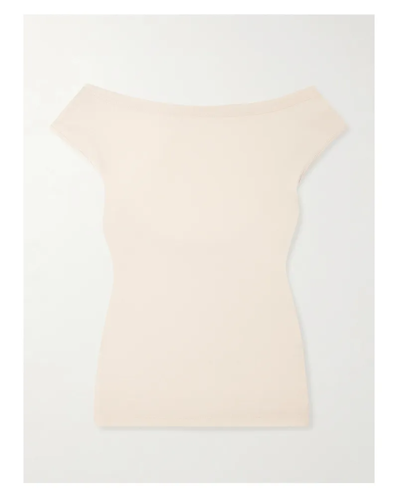 St. Agni Organic Cotton-jersey Top - Pink Pink