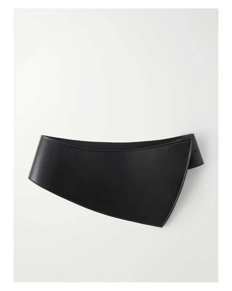 TOVE Leather Belt - Black Black