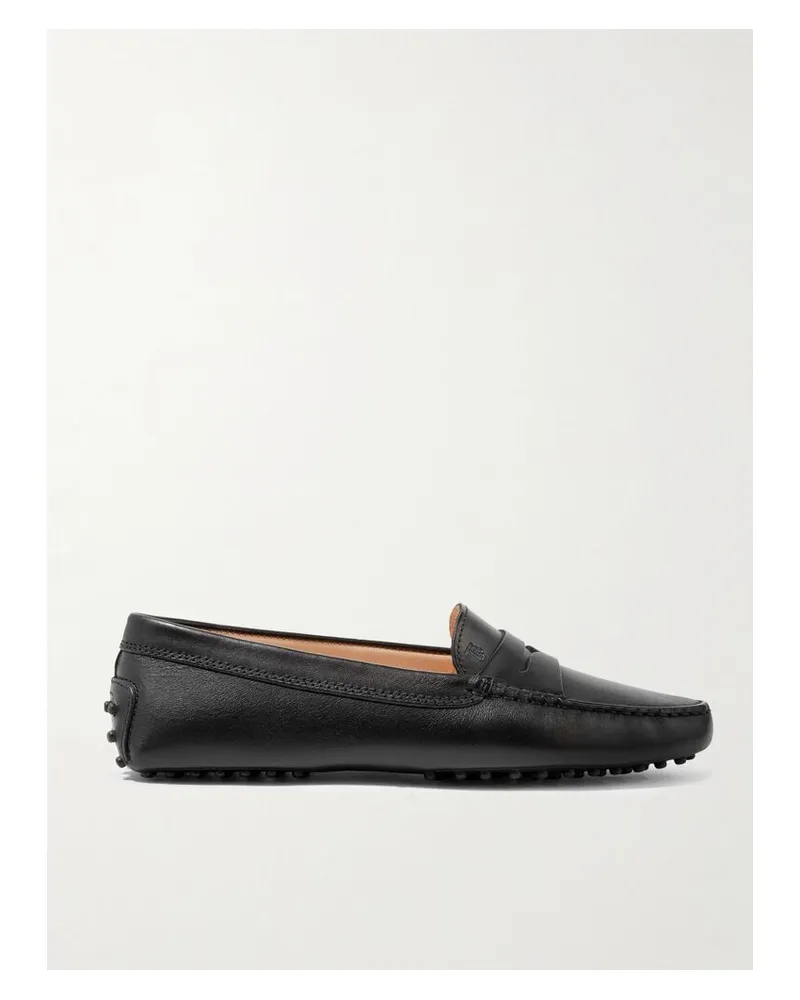 TOD'S Gommino Loafers Aus Leder - Schwarz Schwarz