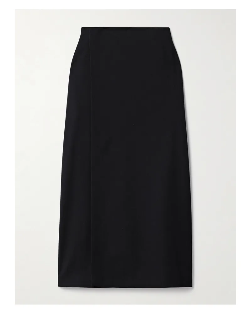 The Row Kavi Midirock Aus Wolle Mit Wickeleffekt - Blau Blau