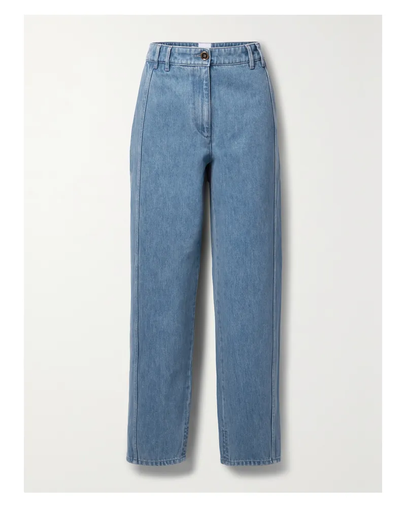 Patou Halbhohe Jeans Mit Geradem Bein - Blau Blau