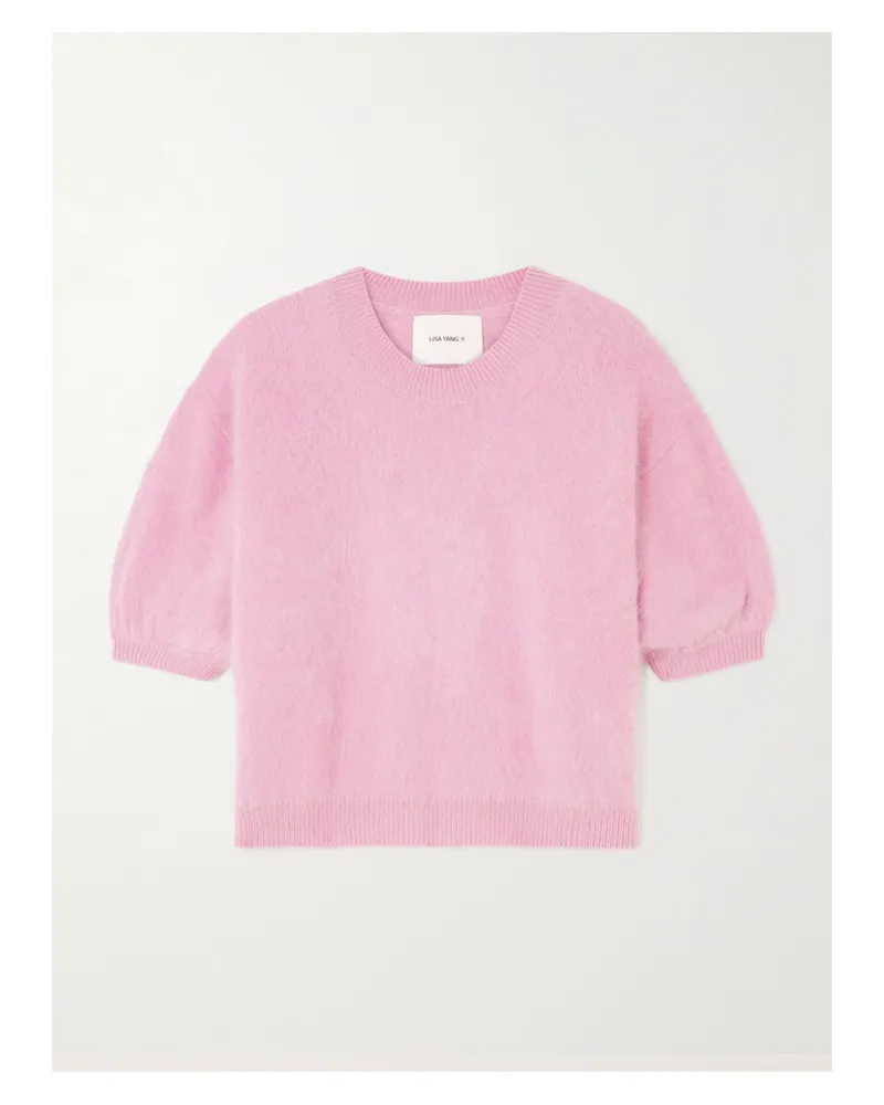 Lisa Yang Juniper Pullover Aus Gebürstetem Kaschmir - Pink Pink