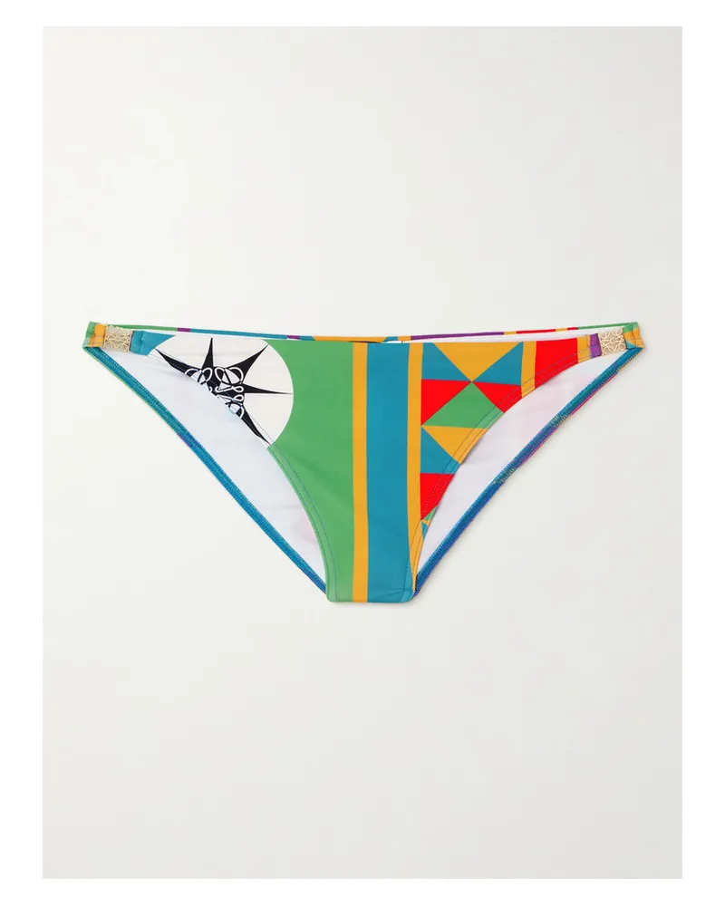Loewe Paula's Ibiza Bedrucktes Bikini-höschen - Mehrfarbig Mehrfarbig