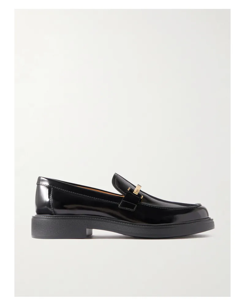 TOD'S Gomma 20l Loafers Aus Leder Mit Verzierungen - Schwarz Schwarz