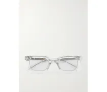 Casablanca Sonnenbrille Mit D-rahmen Aus Azetat - Weiß